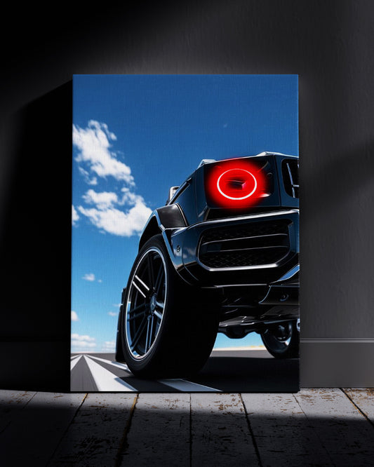 Luxury Jeep Neon Wall Poster