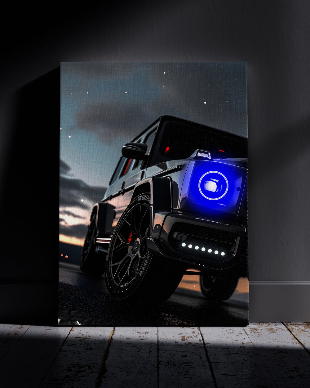 Mercedes-AMG G Neon Wall Poster