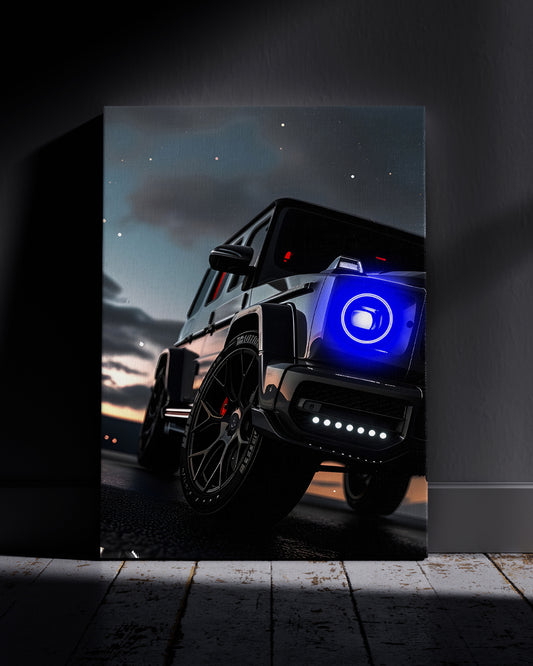 Mercedes-AMG G Neon Wall Poster