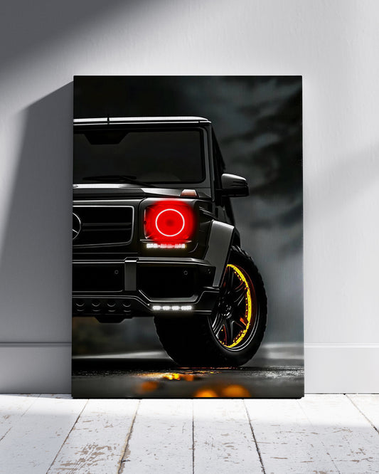 G-Wagon Jeep Neon Wall Poster