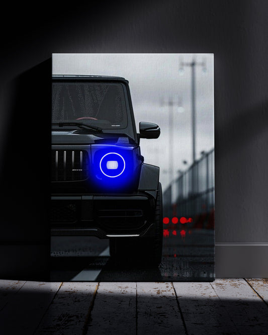 G-Wagon Neon Wall Poster