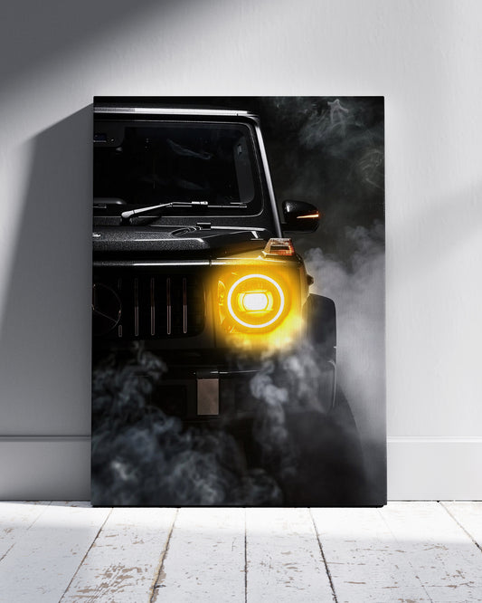 Benz G-Class Neon Wall Poster