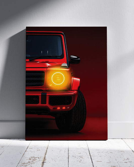 Mercedes Benz G Neon Wall Poster