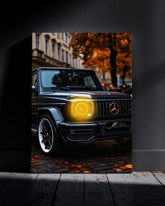Mercedes Neon Wall Poster