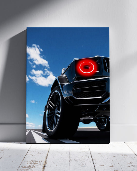 Luxury Jeep Neon Wall Poster