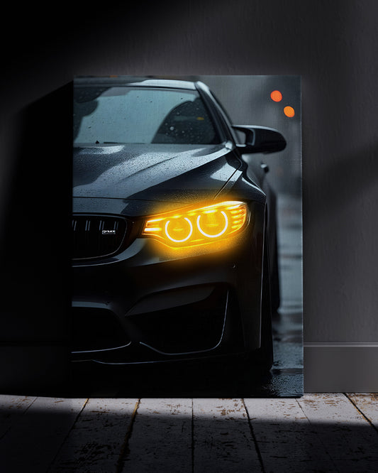 BMW Series M Neon Wall Poster