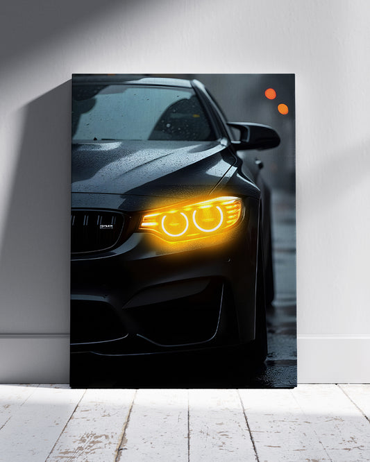 BMW Series M Neon Wall Poster