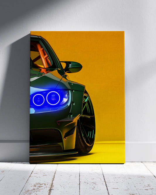 BMW E92 Neon Wall Poster