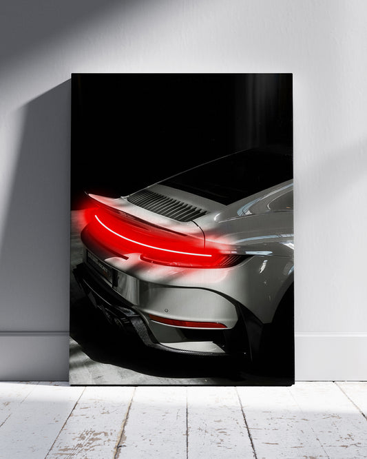 Sports Car Neon Wall Poster