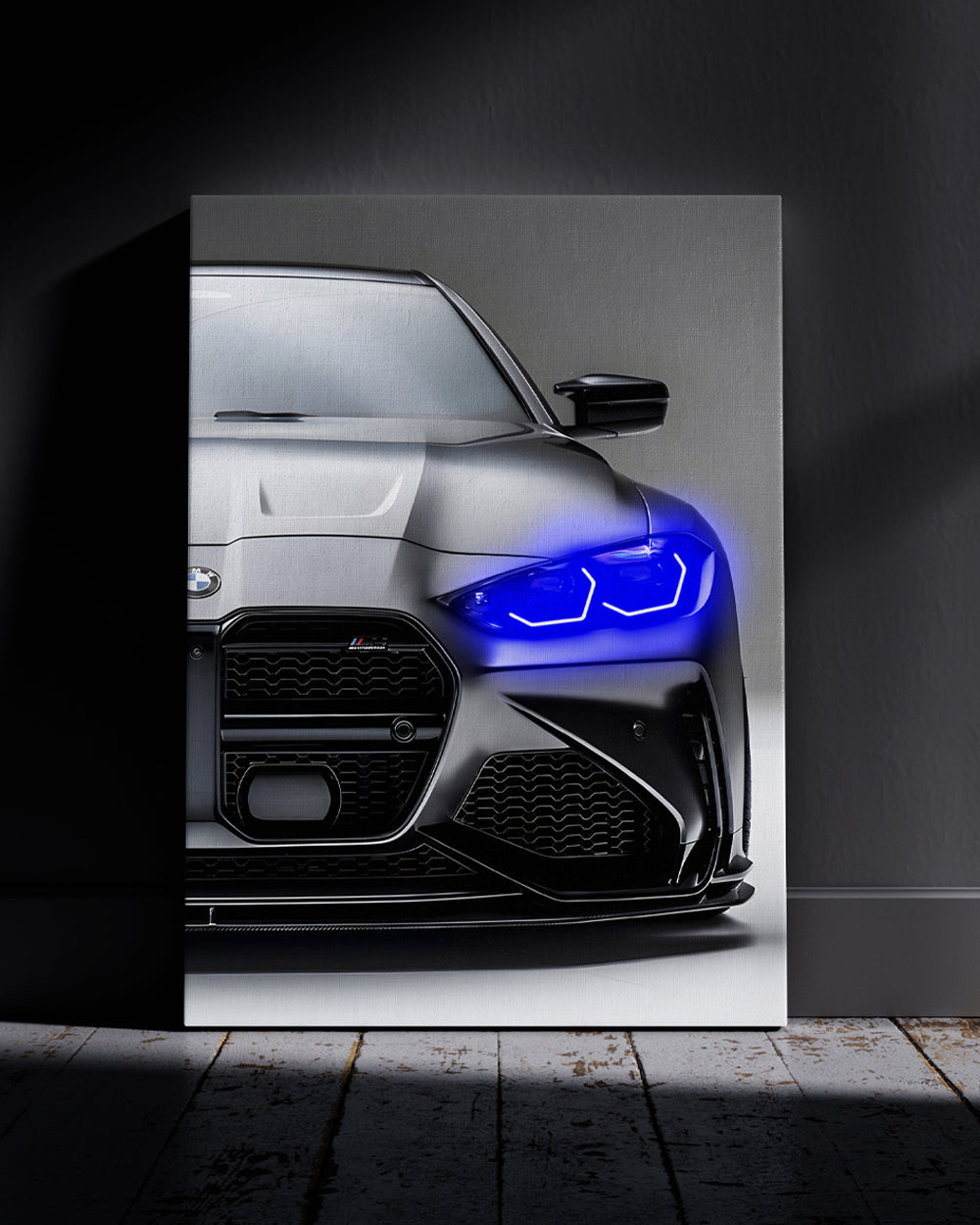 BMW  CSL Neon Wall Poster