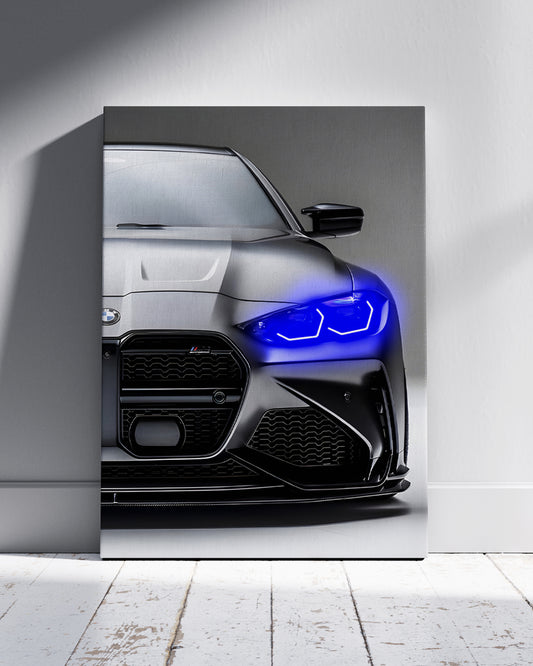 BMW  CSL Neon Wall Poster