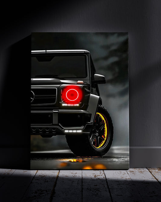 G-Wagon Jeep Neon Wall Poster