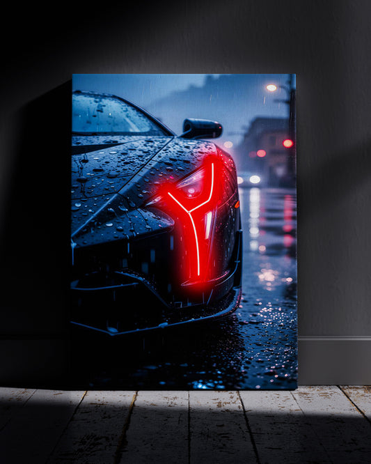 Lamborghini Aventador Neon Wall Poster