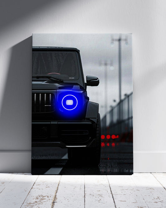 G-Wagon Neon Wall Poster