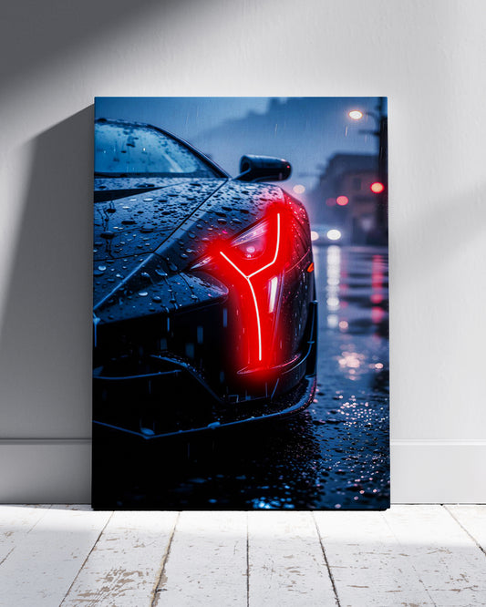 Lamborghini Aventador Neon Wall Poster