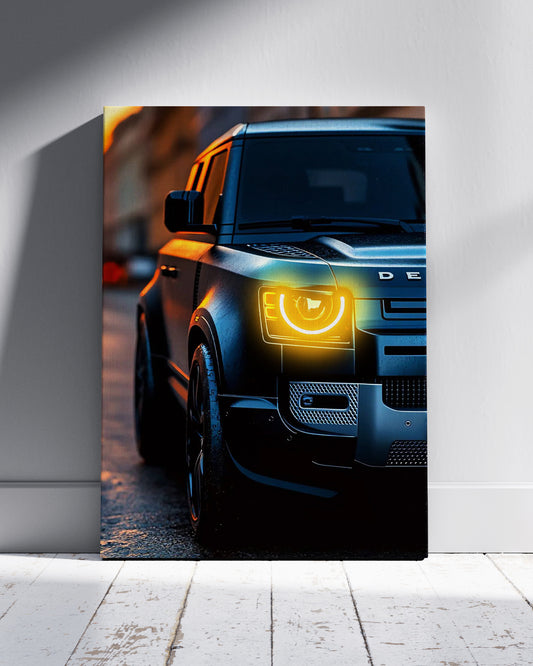 Defender L663 Neon Wall Poster