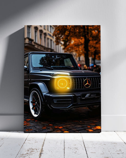 Mercedes Neon Wall Poster