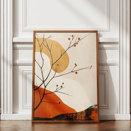 Autumn Bloom Wall Art Poster