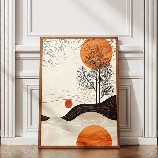 Twin Suns Wall Art Poster