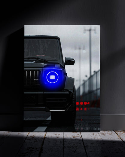 G-Wagon Neon Wall Poster