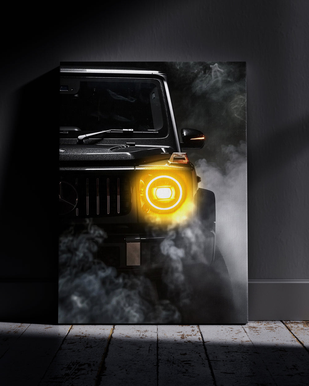 Benz G-Class Neon Wall Poster